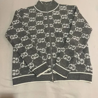 Gucci – Cardigan zippé GG Monogram